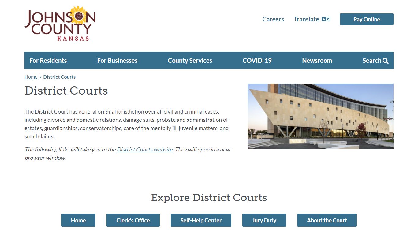 District Courts | Johnson County Kansas